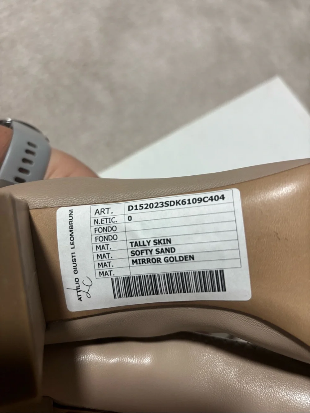Agl Beige Pumps with Snake-Print Cap Toe